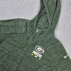 NFL Nike Womens Medium Green Bay Packers Full-Zip Hoodie